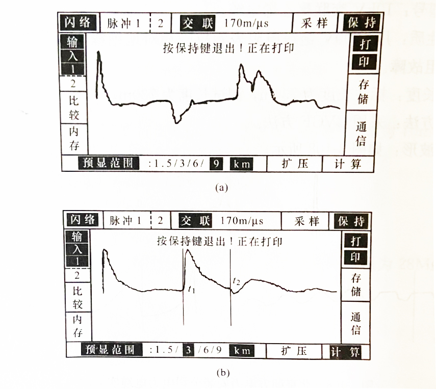 三亞供電局電力電纜故障實(shí)測(cè)波形 三亞供電局電力電纜故障實(shí)測(cè)波形